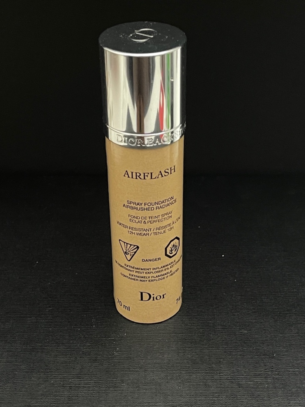 New RARE Christian Dior Backstage Airflash Spray Foundation 70ml-1W(101) tester
